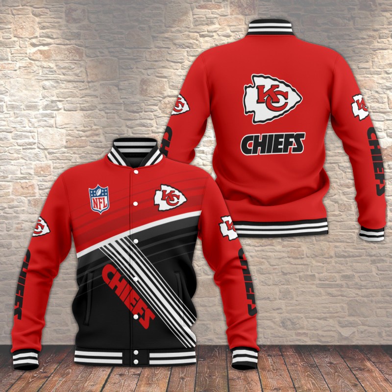 Kansas City Chiefs Baseball Jacket