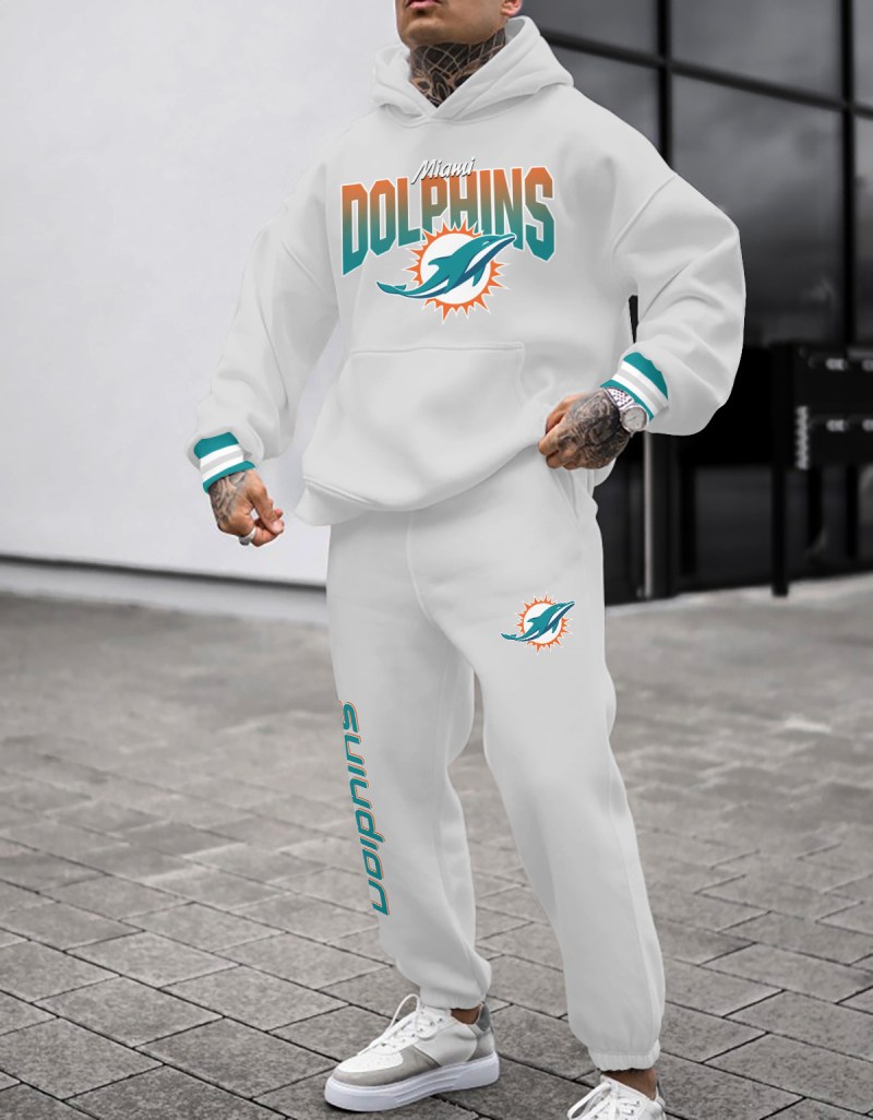 Miami Dolphins Hoodie and Sweatpants