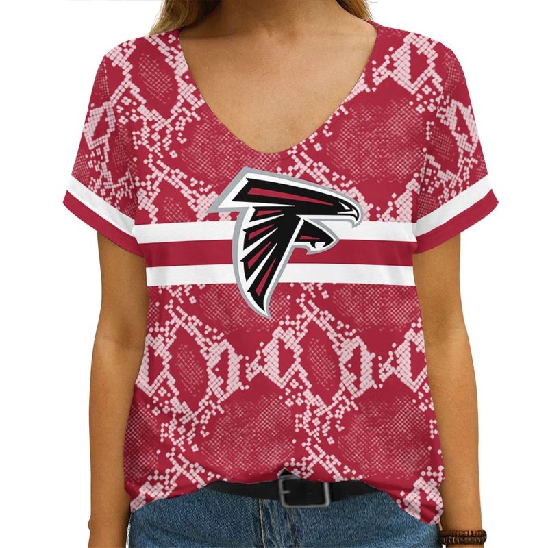 Atlanta Falcons V-neck Women’s T-shirt
