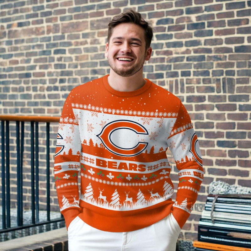 Chicago Bears Ugly Christmas Sweater - MK Outdoor2