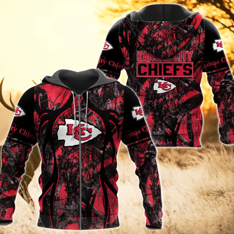 Kansas City Chiefs Ugly Christmas Sweater - Front View