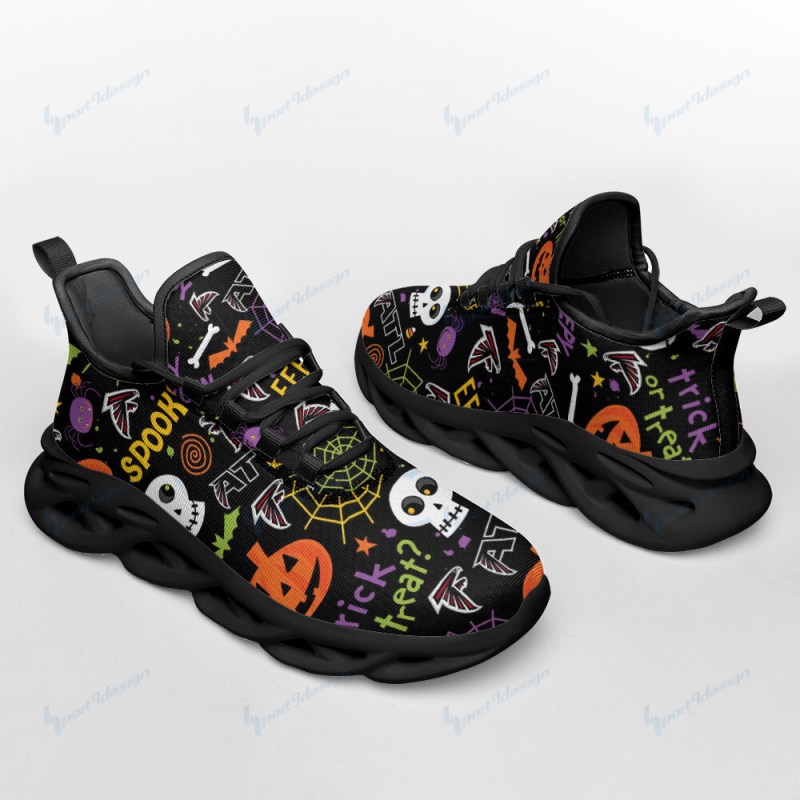 Atlanta Falcons Yezy Running Sneakers BB907 8 Atlanta Falcons Yezy Running Sneakers Top View