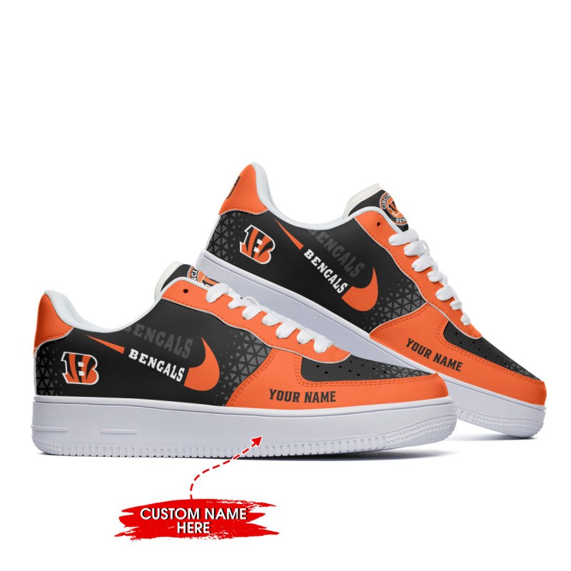 Cincinnati Bengals Personalized AF1 Shoes