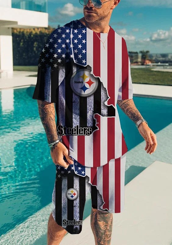 Pittsburgh Steelers T-shirt and Shorts