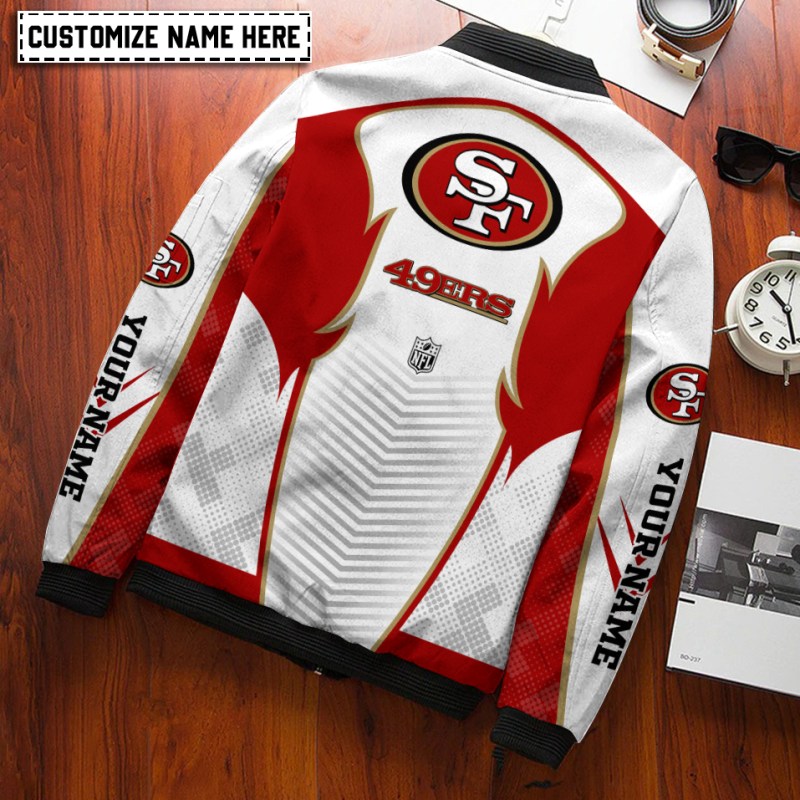 San Francisco 49ers Bomber Jacket - Back View