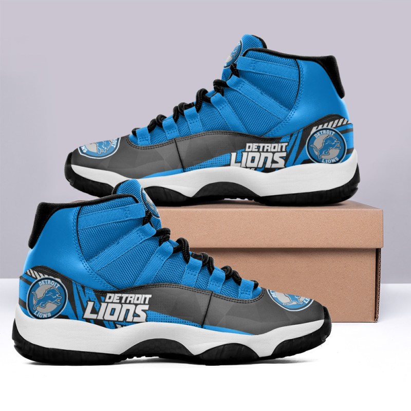 Detroit Lions AJD11 Sneakers BG85 - Image 1