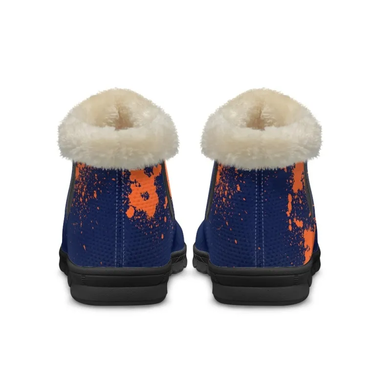 Chicago Bears Comfy Winter Snow Boots 8