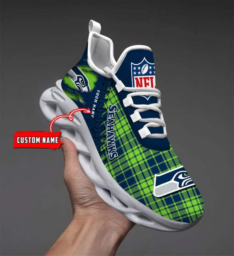Seattle Seahawks Sneakers Side View