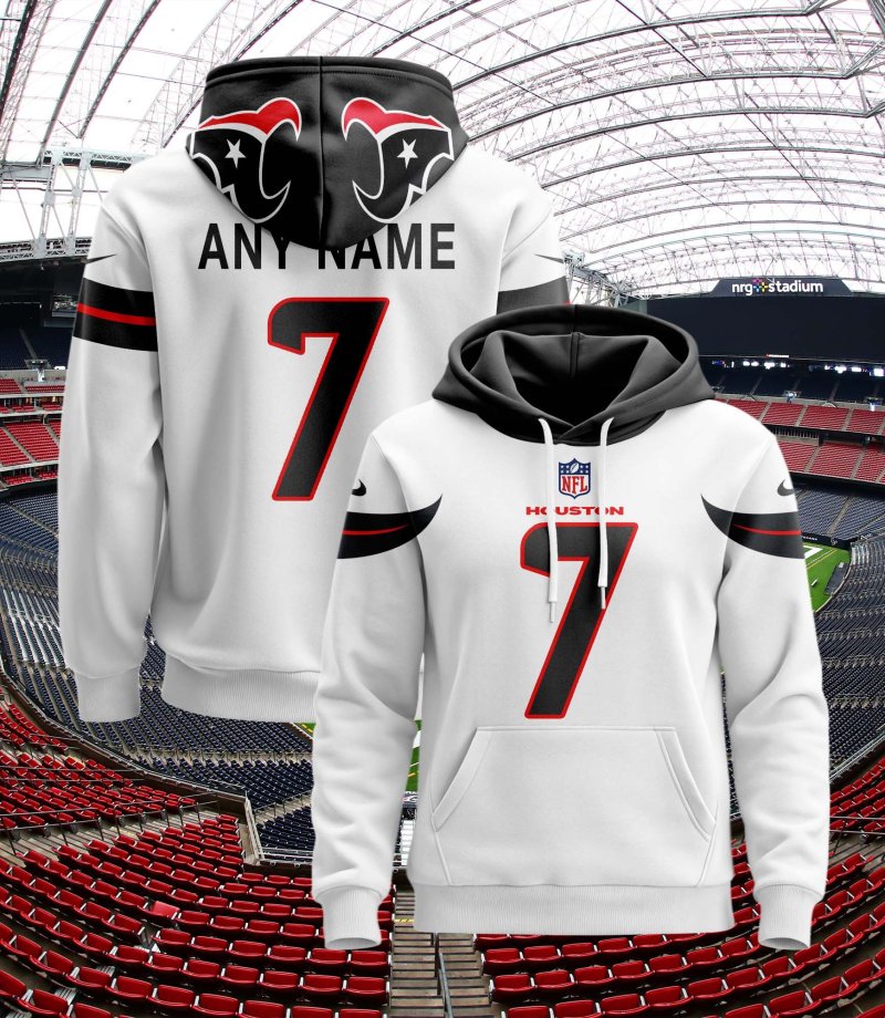 Houston Texans Personalized Football Hoodie