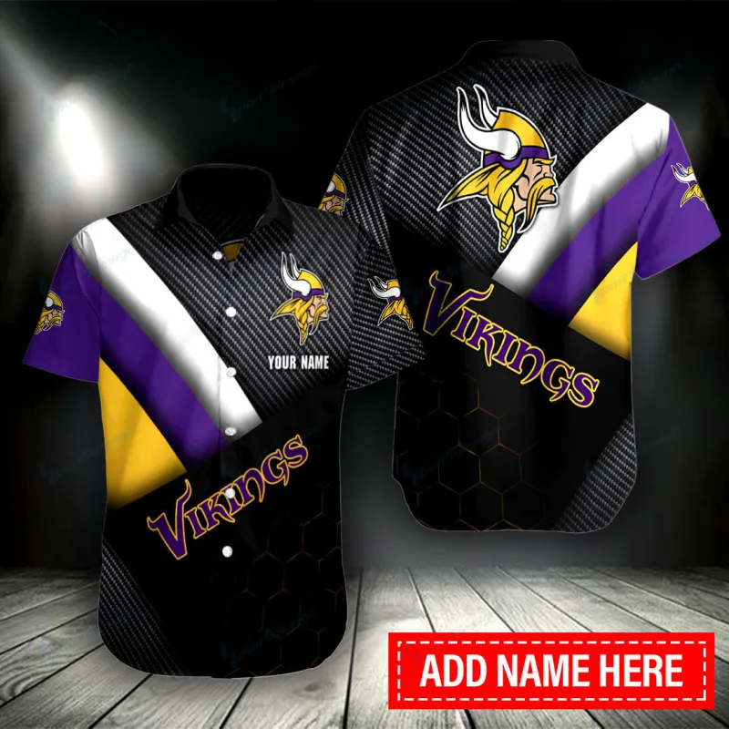 Sizing Chart for Minnesota Vikings Personalized Button Shirt