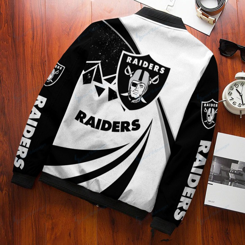 Las Vegas Raiders Personalized Bomber Jacket