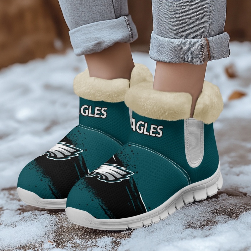 Philadelphia Eagles Comfy Winter Snow Boots Image 11