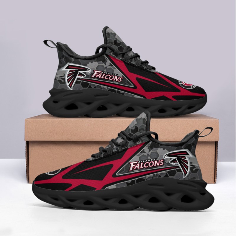 Atlanta Falcons Yezy Running Sneakers Side View