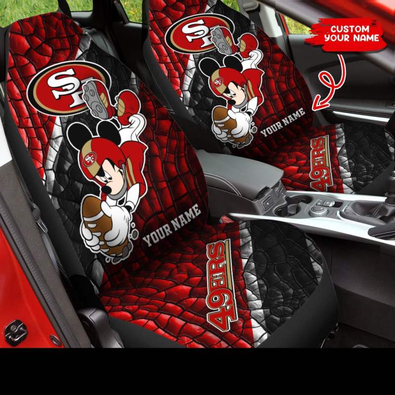 San Francisco 49ers Personalized Car Seat Covers