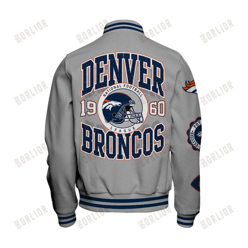Denver Broncos Varsity Jacket - Details