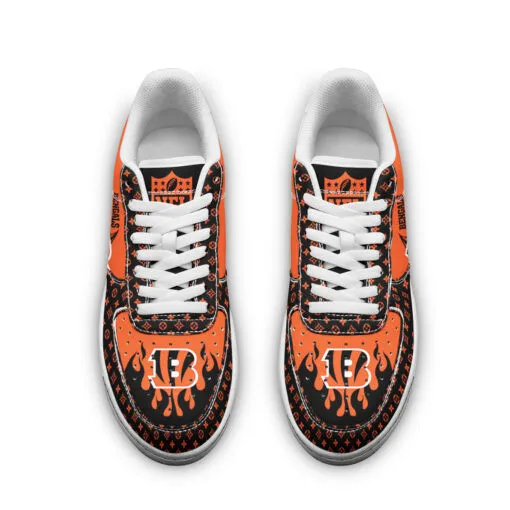 Cincinnati Bengals AF1 Shoes Side View