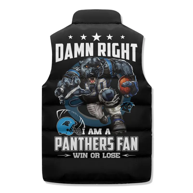 Carolina Panthers Jacket Back View