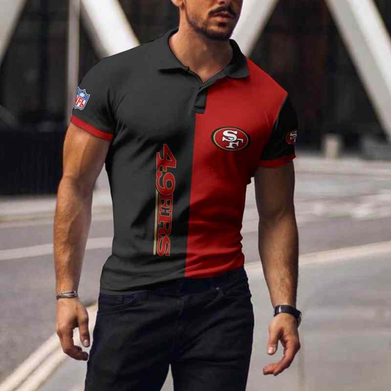 San Francisco 49ers Polo T-shirt Official Merchandise