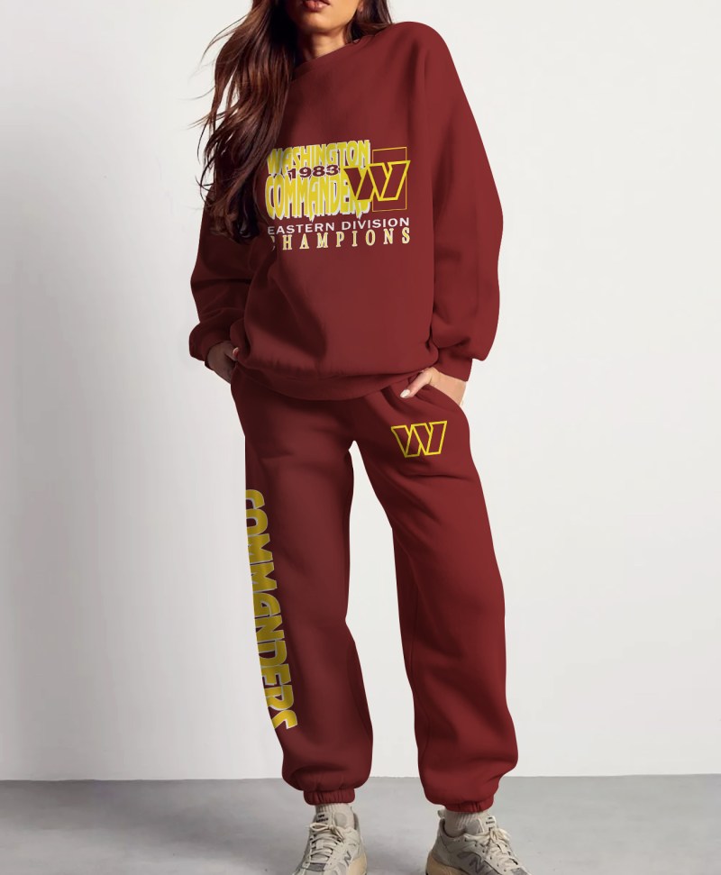 Washington Commanders Combo 3D Sweatsuit and Sweatpants Unisex