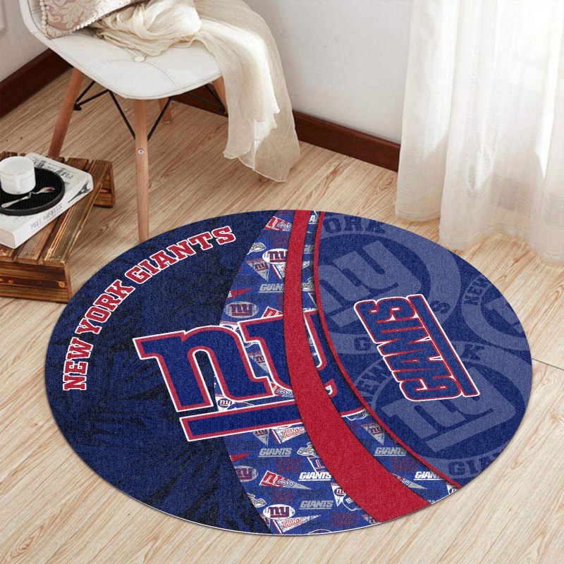 New York Giants Round Rug