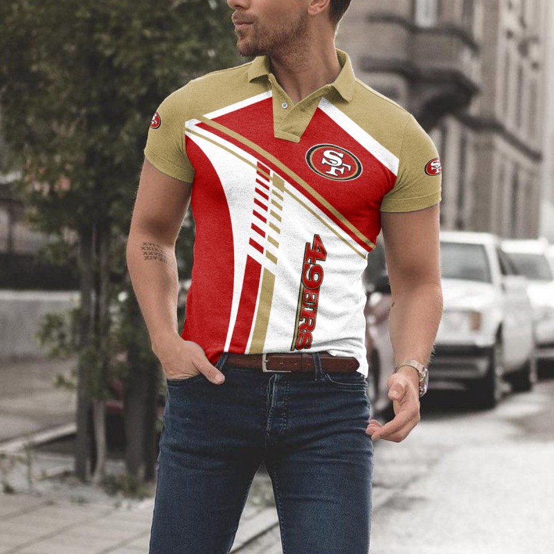 San Francisco 49ers Polo T-shirt - Back View