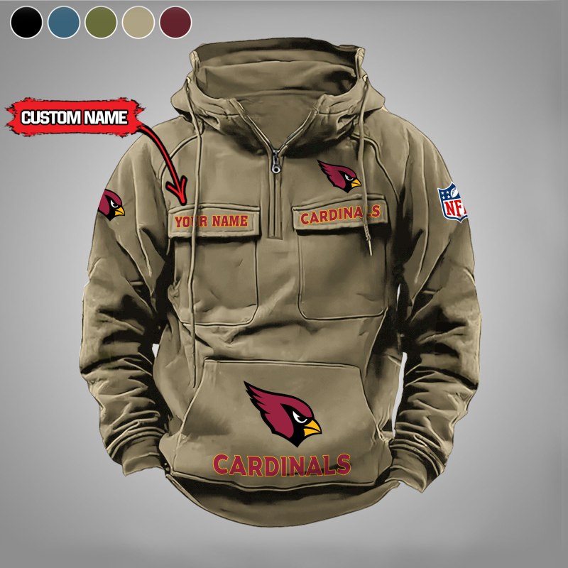 Arizona Cardinals Hoodie Khaki