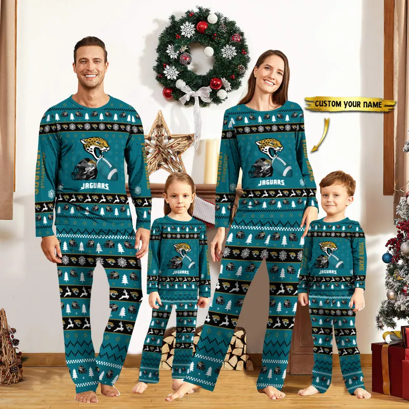 Jacksonville Jaguars Pajamas Set Image 1