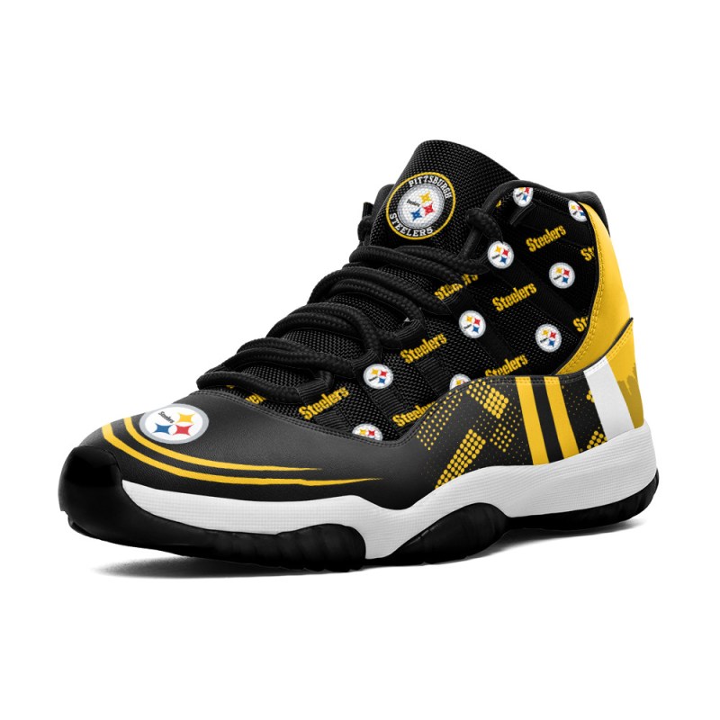 Pittsburgh Steelers AJD11 Sneakers Detailed View