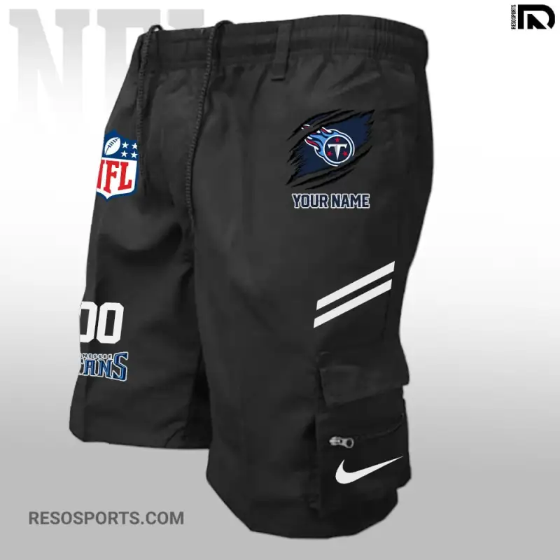 Tennessee Titans Personalized Multi-Pockets Man Shorts
