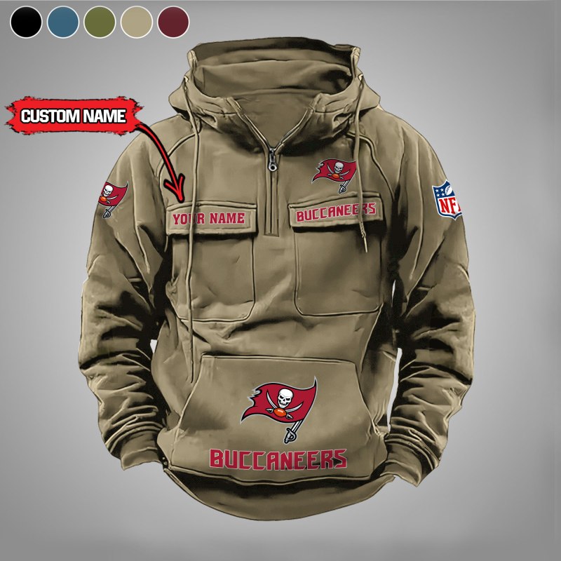 Tampa Bay Buccaneers Hoodie Khaki