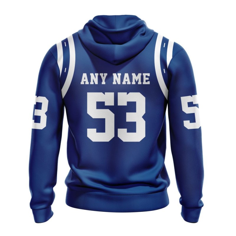 Indianapolis Colts Custom Hoodie Detail
