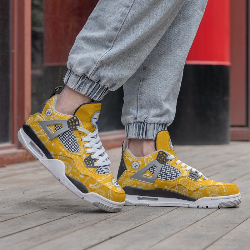 Pittsburgh Steelers AJ4 Sneaker