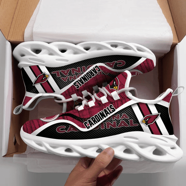 Arizona Cardinals Yezy Running Sneakers Top View