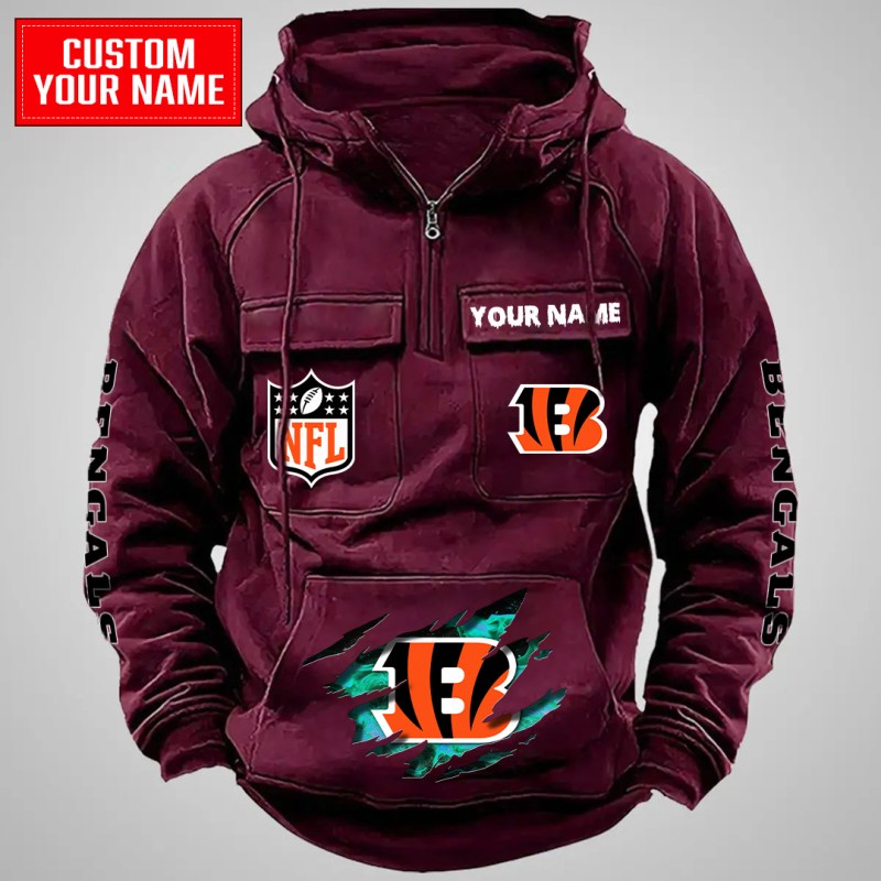 Cincinnati Bengals Hoodie Red