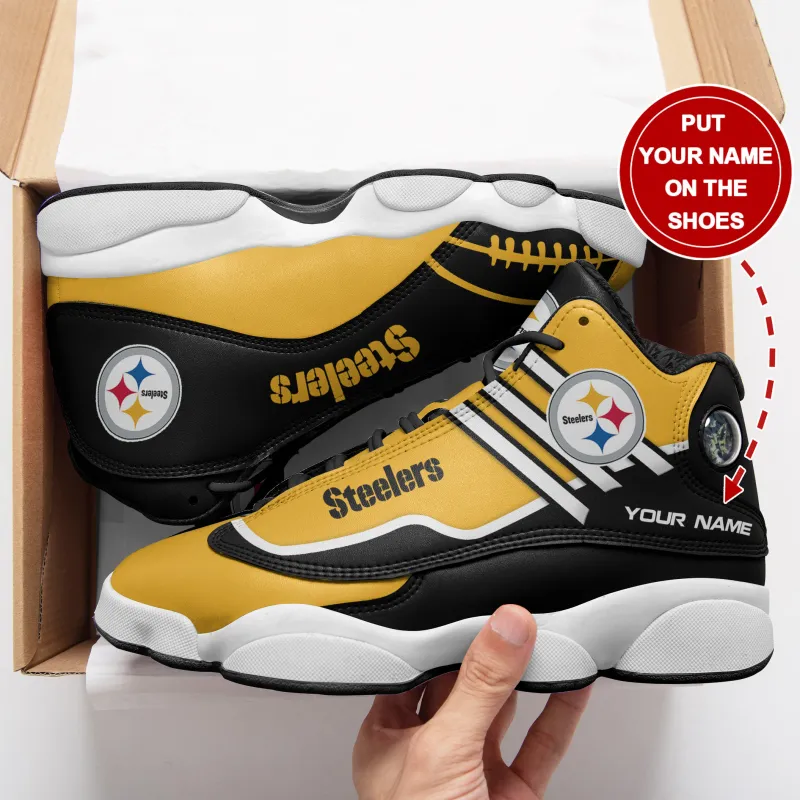 Pittsburgh Steelers Personalized AJD13 Sneakers