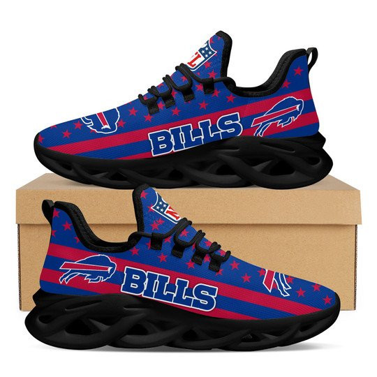 Buffalo Bills Yezy Running Sneakers Top View