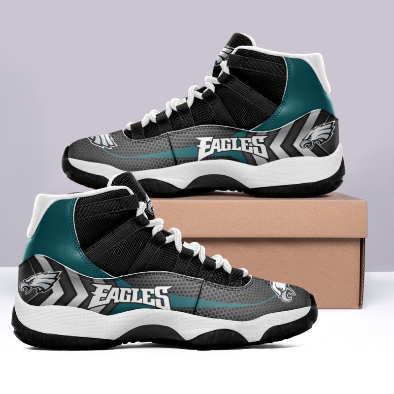 Philadelphia Eagles AJD11 Sneakers Top View