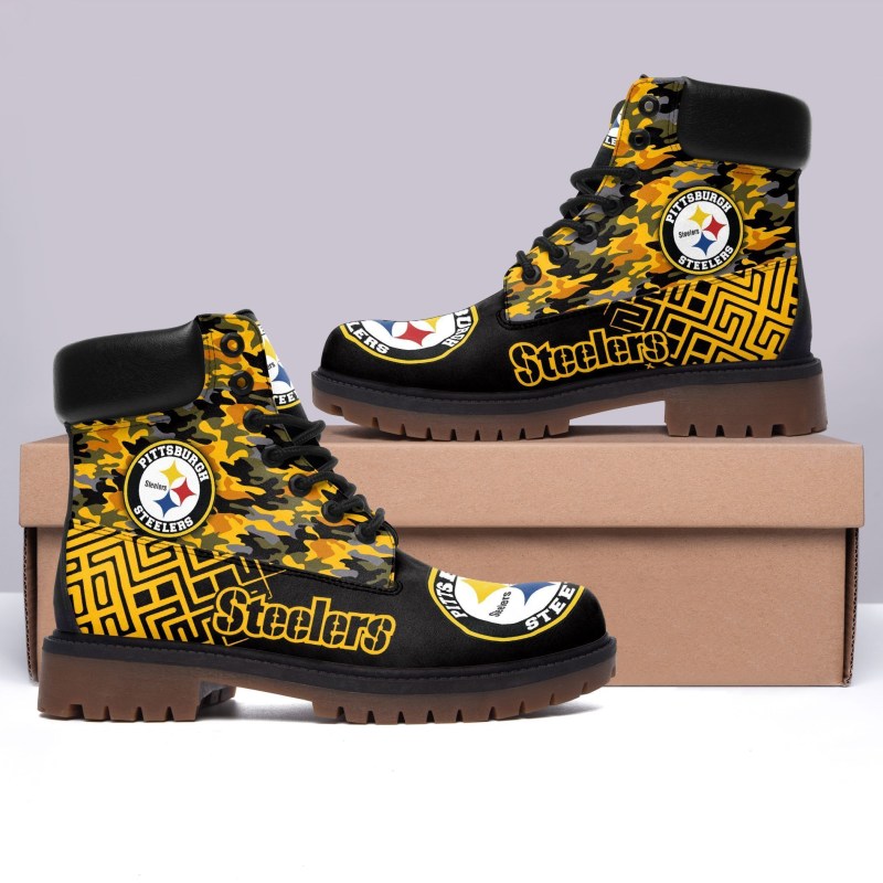 Pittsburgh Steelers TBL Boots - Custom Print