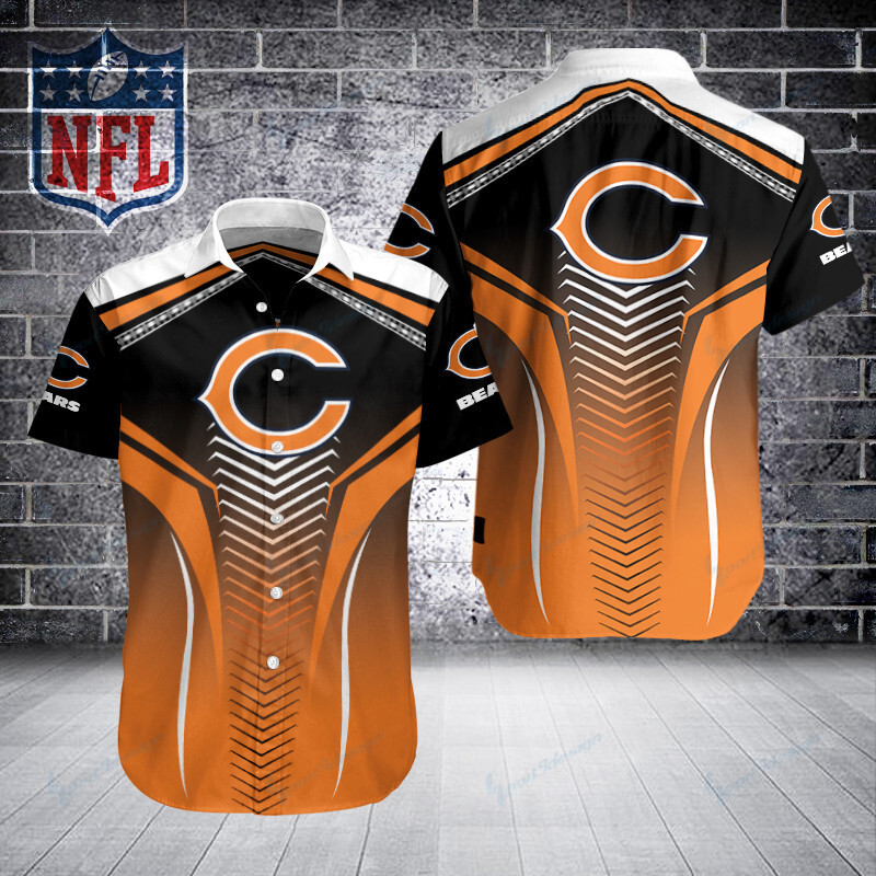 Sizing Chart for Chicago Bears Button Shirt BB251