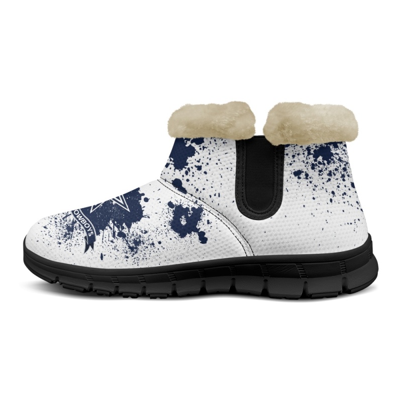 Dallas Cowboys Comfy Winter Snow Boots Image 4