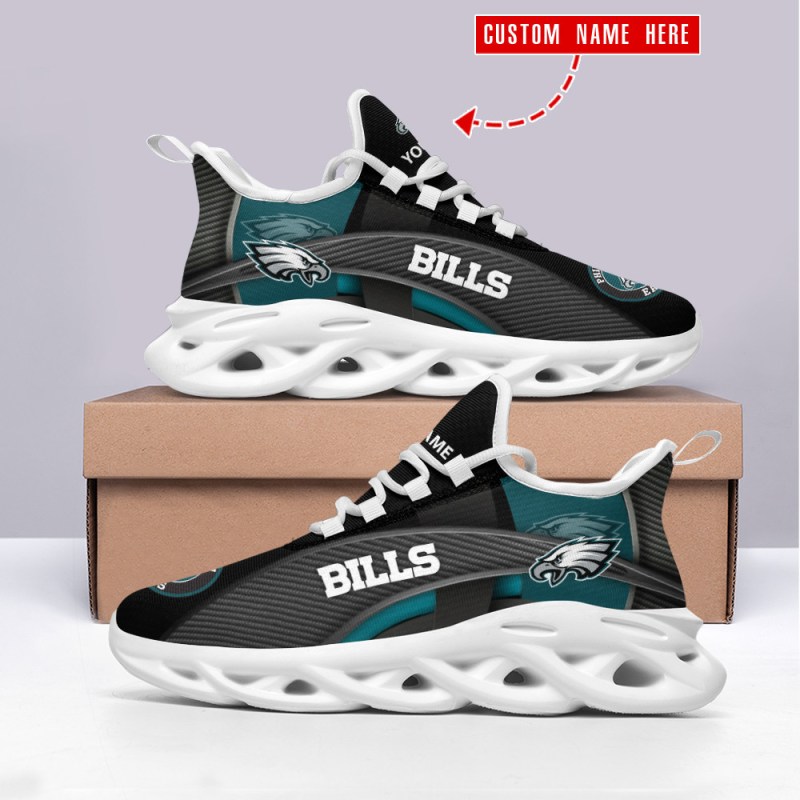 Philadelphia Eagles Personalized Yezy Running Sneakers