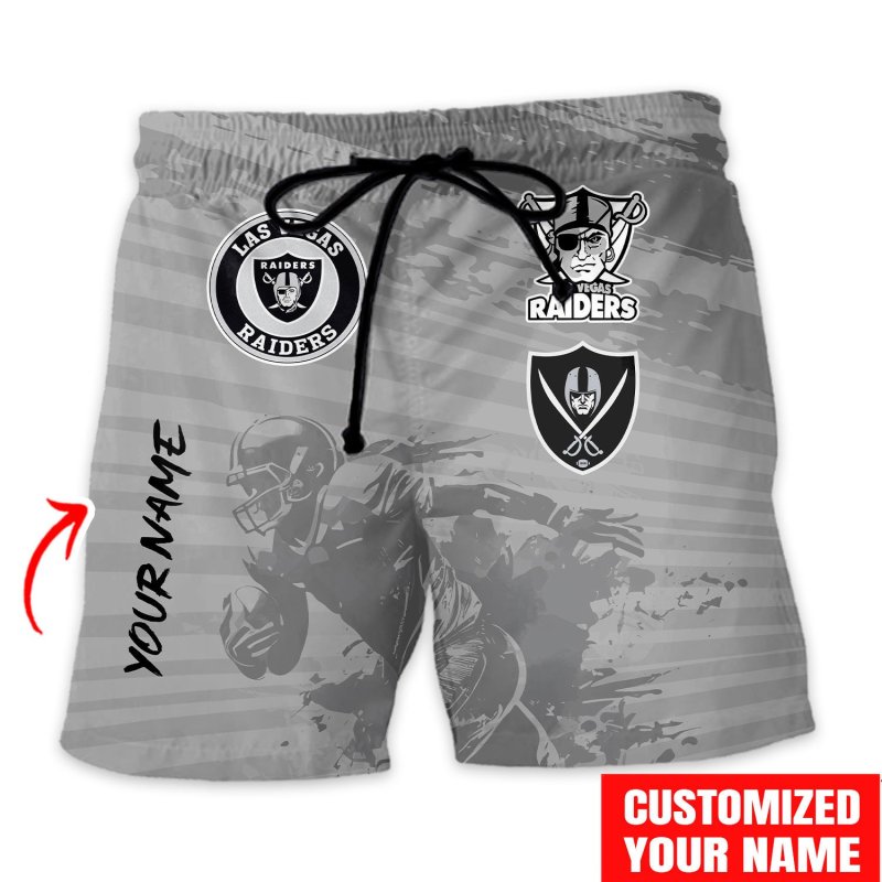 Comfortable Las Vegas Raiders Hawaiian Shirt and Shorts