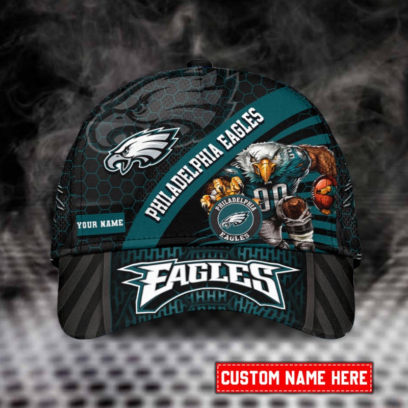 Philadelphia Eagles Custom Name Cap - Classic Style.