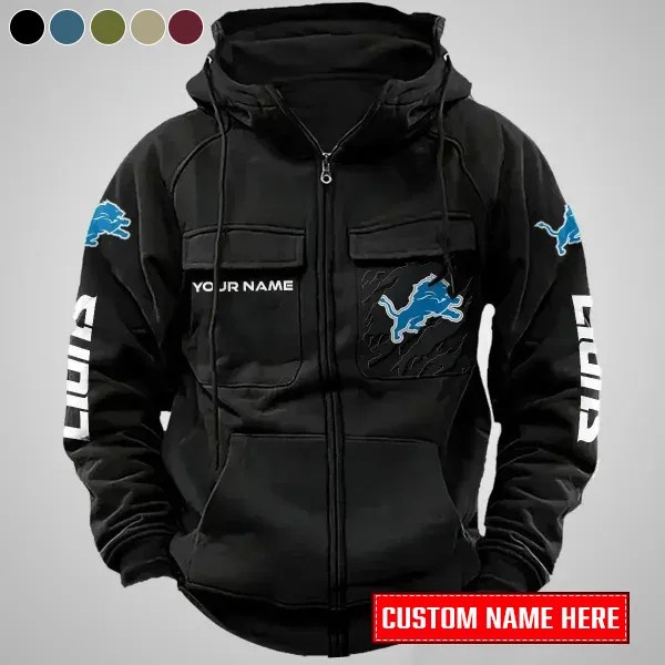 Detroit Lions Hoodie Black