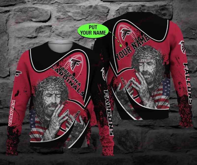 Atlanta Falcons Personalized Ugly Christmas Sweater 4