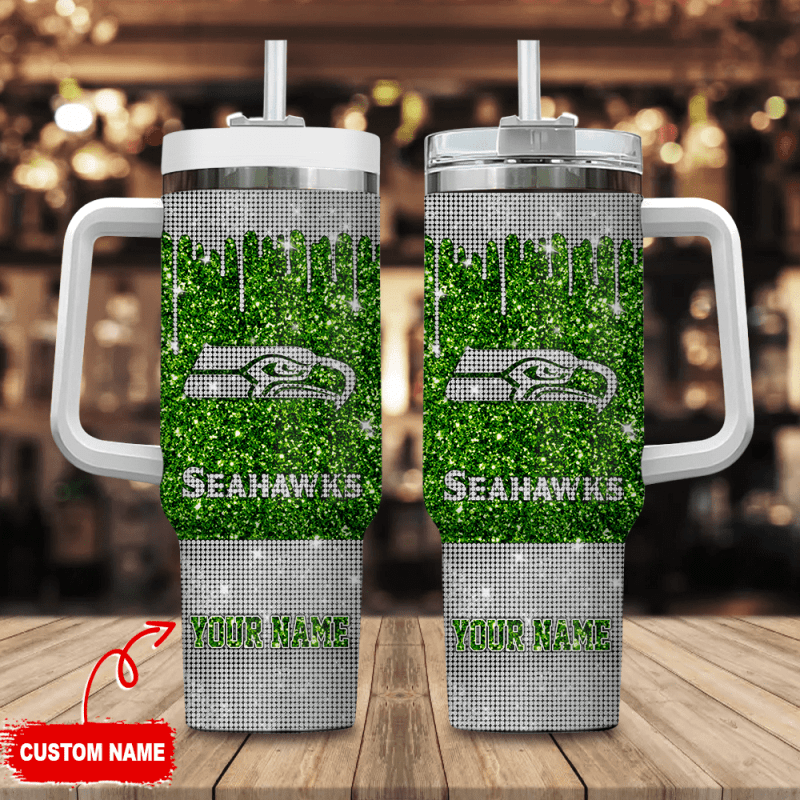 Seattle Seahawks Personalized Tumbler - Gift for Fans