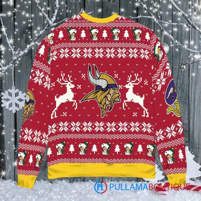 Minnesota Vikings Ugly Christmas Sweater 3