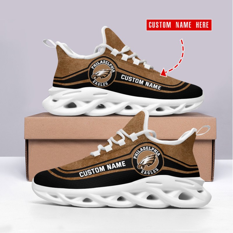 Philadelphia Eagles Personalized Yezy Running Sneakers
