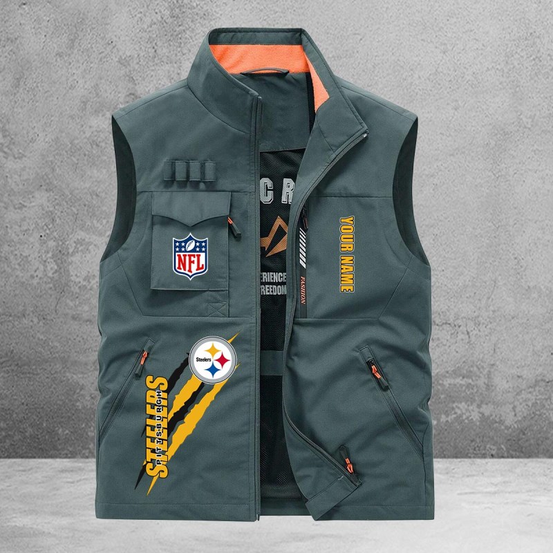 Sporty Pittsburgh Steelers Vest