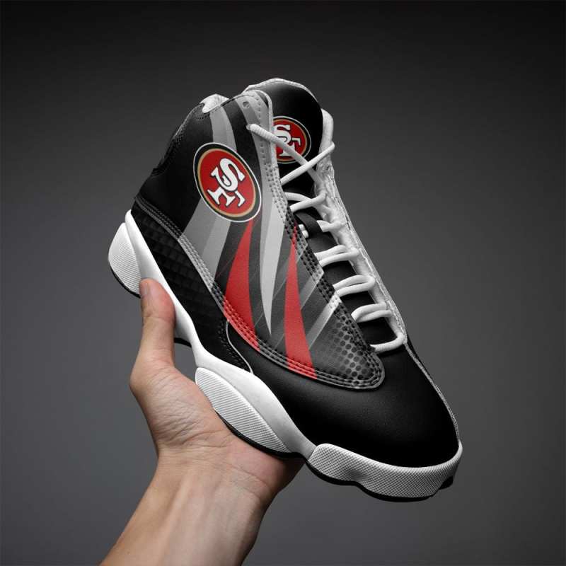 San Francisco 49ers Sneakers Side View